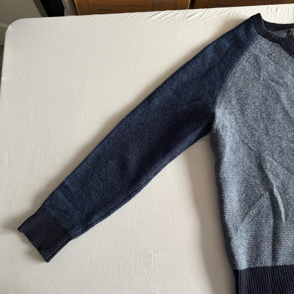 J.Crew Mens Lambswool‎ Sweater Medium Crewneck Preppy Business Casual Pullover